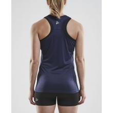 Craft Sport Tank Racerback Singlet Sleeveless Navy Blue Women